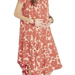 NWT Hatch Maternity Alexandra Dress Red Floral Sz3